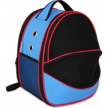 Odea Tr Xl Fileli Astronot Model Kedi Köpek Taşıma Çantası |10 kg | 32 × 27 × 43 cm - Mavi