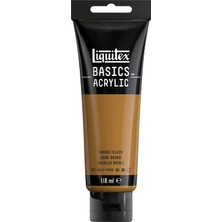 Odea Tr 8870049 Basics Akrilik Boya Bronz Sarısı – 118 ml Tüp, Solmaz, Orta Viskozite, Ipek Parlaklığı, Monopigmente, Arşiv Kalitesi