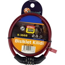 Odea Tr Ksmart Bisiklet Kilidi, Şifreli, Ekonomik Model K-3668