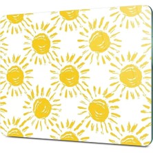 Odea Tr Cam Kesme Tahtası Güneş Desenli 20X30 cm