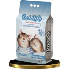 Odea Tr Goldlife Bentonit Marsilya Sabunlu Beyaz Topaklaşan Kedi Kumu, 10 Litre