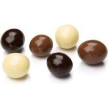 Odea Tr Çikolata Mini Kahveli Draje Mix, 500 Gr, Beyaz-Bitter-Sütlü Çikolata