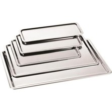 Odea Tr Paslanmaz Çelik Servis Sunum Tepsisi 33X18CM Pastane Tepsi Yaşam Boyu Garantili Ultra Lüks Rostfrei