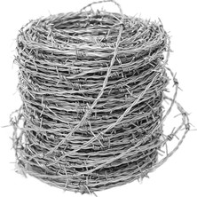 Odea Tr 4 Noktalı Dikenli Tel Makara, Sıcak Daldırma Galvanizli, 2,3 mm x 100 M, Ev ve Sığır Çitleri Için, Güvenilir Koruma Için Sağlam Çelik Tel