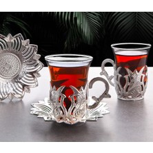 Odea Tr Ahsen Çay Seti, Porselen (Gümüş)