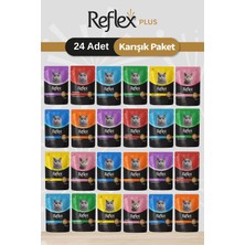 Odea Tr Plus Pouch Karışık Kedi Maması, Et Parçacıklı, 85G x 24 Adet
