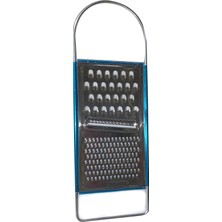 Odea Tr Paslanmaz Metal Saplı Mavi Üç Fonksiyonlu Düz Rende 30 x 11 cm