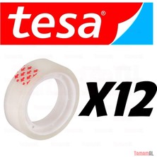 Odea Tr Tesa (Alman Markasi) 12 Adet 10MX12MM Basic Film Bant Şeffaf