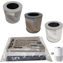 Odea Tr Filtre Xiaomi Hava Temizleyici Ile Uyumlu Ön Filtre Seti, 3'lü Alerji Paketi. 4 Kompakt ile Uyunlu