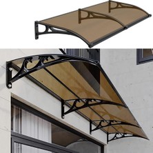 Odea Tr Bu Şeffaf ve Su Geçirmez Kavisli Güneş Çadırı, Her Mevsime Uygun Modern Bir Dış Mekan Örtüsüdür, Bahçe, Balkon ve Barbekü Çardağı Için Idealdir. Şeffaf Çatı