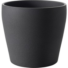 Odea Tr Toprak Saksı, Koyu Gri, 24 cm