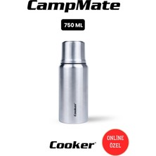 Odea Tr Campmate 750 ml Paslanmaz Çelik Termos, Gümüş