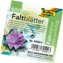 Odea Tr Origami Kağıtları 70 G/m², 500 Yaprak 10 Renk Olarak Ayrılmıştır, 500 Blatt - Ø 8cm, 8 cm