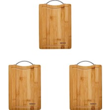 Odea Tr Owen Rectangle Large Bambu Kesme Tahtası 3lü Paket