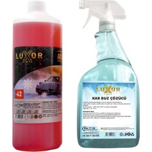 Odea Tr 42 Derece Kırmızı Antifriz Konsantre 1 Lt + Kar Buz Çözücü 1 Lt Seti LKKAKB12S
