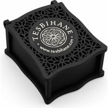 Odea Tr Hediye Notu Yazılı Siyah Ahşap Kolye Küpe Bileklik Set Takı Kutusu - M3