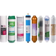 Odea Tr 1402 E-Water Su Arıtma Cihazı Filtresi 8'li Filtre Seti Votron Membran 2 Aşamalı