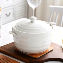 Odea Tr Kapaklı Çorba Kasesi, Kapaklı Çorba Kasesi, Seramik Çorba Kasesi, 2200 ml