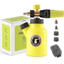 Odea Tr 4500 Psı'ye Kadar Basınçlı Yıkama Için Köpük Topu, Kolay Köpük Dağıtımlı Birinci Sınıf Köpük Püskürtücü, 1 Litre Şişeli Araba Yıkama Püskürtücüsü