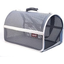 Odea Tr Flybag Voyager Fileli Model Kedi ve Köpek Taşıma Çantası, 46X30X27 Cm, Gri