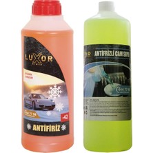 Odea Tr 2'li Set, -22°c Antifrizli Cam Suyu 1 Lt, -42°c Turuncu Antifriz 1,5 Lt LKCSTA2S