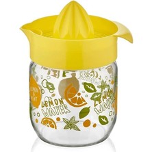 Odea Tr Limon Sıkacağı Cam Sıkacak 415 Ml, Bpa Içermez Narenciye Sıkacağı Sarı