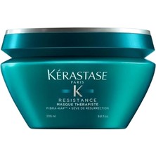 Odea Tr Kerastase Resistance Therapist Masque Thérapiste, 200 Ml, Saç Maskesi Çiçekli Turkuaz