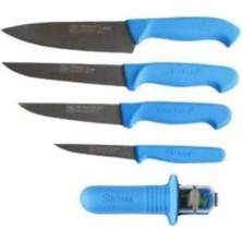 Odea Tr Sürmene Şef Bıçak Seti 4 Ad. Bıçak + 1 Ad. Bıçak Bileyici