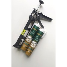 Odea Tr 2 Adet High Tack Korniş Yapıştırıcı Beyaz 2X290 Ml. + Silikon Tabancası