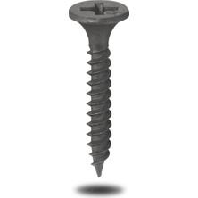 Odea Tr Sivriuçlu Alçıpan Vidası Borazan Siyah Vida 3.5 x 25 mm 100 Adet, HR0071