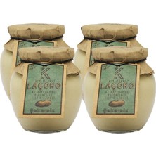Odea Tr Laçoko 1400 Gram Şekersiz, Katkısız, Glutensiz, Vegan, Doğal Az Kavrulmuş (Çiğ) Parçacıklı (Extra Crunchy) Yer Fıstığı Ezmesi (1400 Gram)