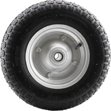Odea Tr El Arabası Yük Taşıma Tekeri Bilyeli Rulmanlı Havalı Dubleks 350X70 mm Çelik Jant Tekerlek
