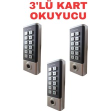 Odea Tr SR-211 Em-W Parmak Izi Kart Okuyucu 125 Khz IP68 Şifreli Biyometrik Geçiş Kontrol Sistemi 10000 Kullanıcı 3 Adet