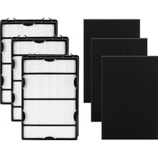 Odea Tr Holmes Hava Temizleyici Için HAPF600 Hepa Filtre Değiştirme, HAPF600D, HAP615, HAP625, HAP650, HAPF600D-U3, HAP725, HAP750 Filtre B, 3 Hepa Filtre ve 3 Karbon Ön Filtre