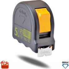 Odea Tr Şerit Metre Çelik Metre Soft Siyah Siyah 5 mt x 25 mm