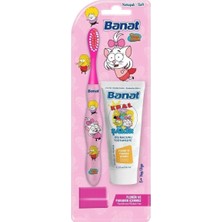 Odea Tr Kral Şakir Canan Çocuk Diş Fırçası Seti (Pembe) (25 ml Diş Macunlu)