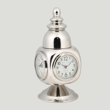 Odea Tr Sılver Metal Küp Saat 12 * 12 * 26 cm
