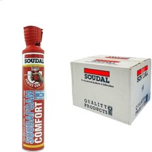 Odea Tr Soudal Soudafoam Comfort Poliüretan Köpük, 750ML, 12'li Koli, Akıllı Tabanca Sistemli