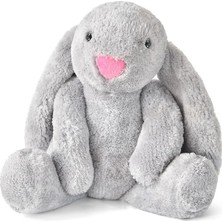 Odea Tr Özgüner Oyuncak Peluş Tavşan 60 cm Büyük Boy - Yumuşak Sarılmalık Tavşan Oyuncak (Gri)