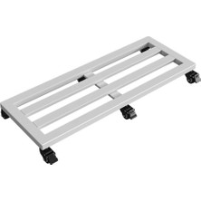 Odea Tr Sağlam, Tekerlekli Bitki Standı, Metal Tekerlekli, Çıkarılabilir Altlık Plakası, Büyük Oda ve Bahçe Bitkileri ve Teraryumlar Için, 30 x 100 Cm, Beyaz