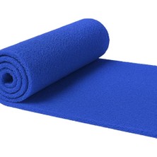 Odea Tr Beylin Kıvırcık Pvc Paspas Iç Dış Zemin Halı Yolluk Kapı Önü Havuz Banyo Duş Iş Yeri Apartman Paspası Kıvırcık Hijyenik Antibakteriyel Paspas Halı 12MM (Mavi, 100 x 100)
