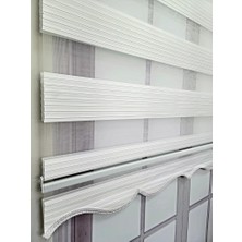 Odea Tr Pliseli Stor Zebra Perde Sert Plastik Kasalı 100X200 Beyaz