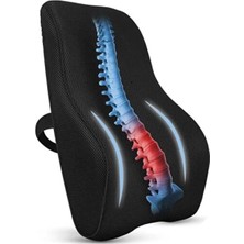Odea Tr Hafızalı Köpük Sırt Yastığı -Ofis ve Araba Koltuğu Için Ergonomik Arka Elastik Yastık