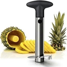 Odea Tr Paslanmaz Çelik Ananas Soyucu ve Dilimleyici, Ergonomik Saplı, Mutfak Kullanımı Için