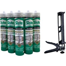 Odea Tr Sista Şeffaf Silikon 280 ml x 5'li Set