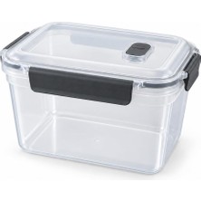 Odea Tr Sızdırmaz Contalı Saklama Kabı, Mikrodalga Uyumlu Pp Plastik, Havalandırma Delikli Kilitli Kapak, Buhar Valfli Gıda Kutusu, Buzdolabı Düzenleyici, Yemek Taşıma ve Beslenme Kap (2500 Ml)