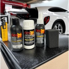 Odea Tr Derby Gri Oto Torpido ve Iç Kapı Plastik Aksan Bakım Boyama 4 Lü Set 100 ml
