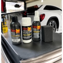 Odea Tr Derby Koyu Gri Oto Torpido ve Iç Kapı Plastik Aksan Bakım Boyama 4 Lü Set 100 ml