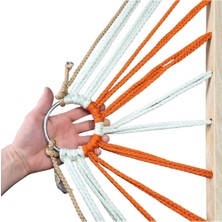 Odea Tr Büyük Boy Hamak Çift Katlı Kalın Örme Ipli File Salıncak 110X200CM (Ürün Rengi Stok Durumuna Değişkenlik Gösterir)