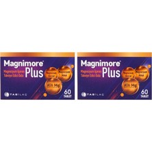 Odea Tr Magnimore Plus Magnezyum 60 Tablet N-Asetil Taurinat Bisglisinat Malat (2 Paketi)